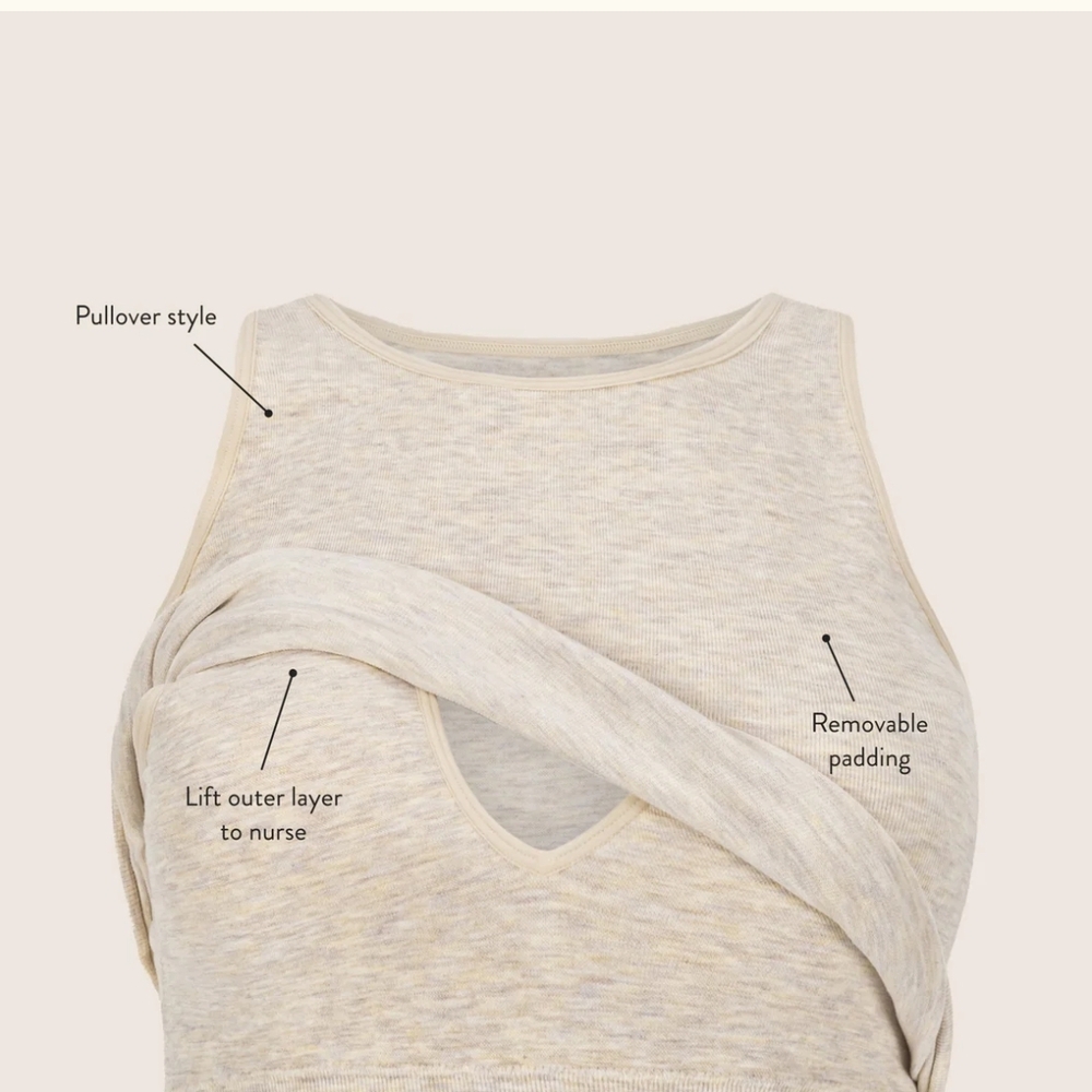 Kindred Bravely Light Blue Nursing Tank